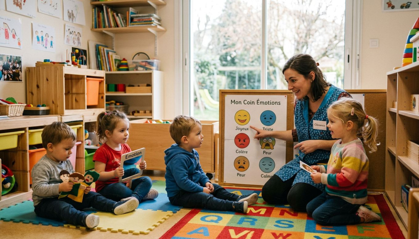 La gestion des émotions enseignée en crèche, un tremplin pour la réussite scolaire